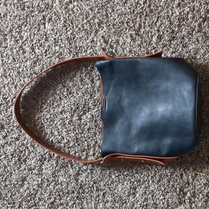 Anthropologie Black Bucket bag
